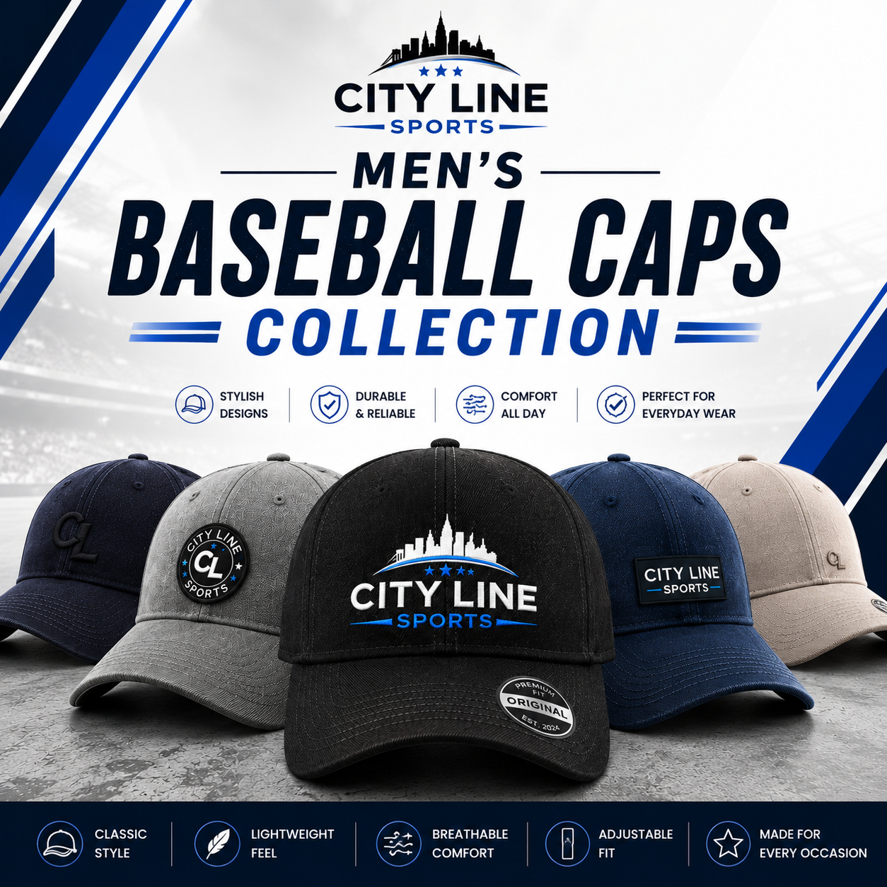 Men's Baseball Caps Collection